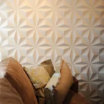 Luminhabitat 3D PVC Wall Panel showcasing modern texture and depth for interior design
