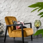 Luminhabitat Beau 3D PVC Wall Panel in Elegant White for Modern Home Decor