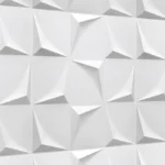 Luminhabitat Beau 3D PVC Wall Panel in Elegant White for Modern Home Decor